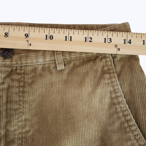 Michel Rene Vtg Mens Corduroy Pants Straight Fit Cotton Blend khaki Size 30 - Picture 9 of 16